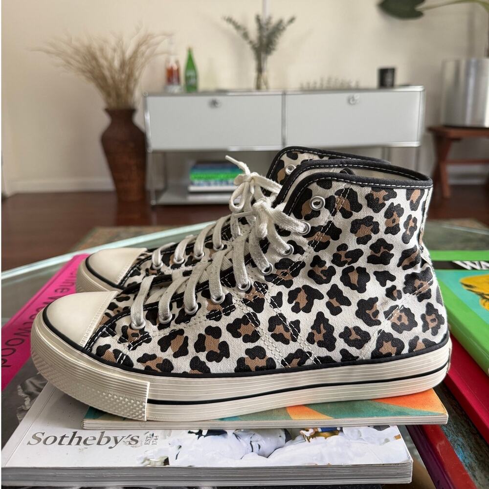 Converse Chuck 70 Lucky Star Hi Leopard Print Sneakers 165025C